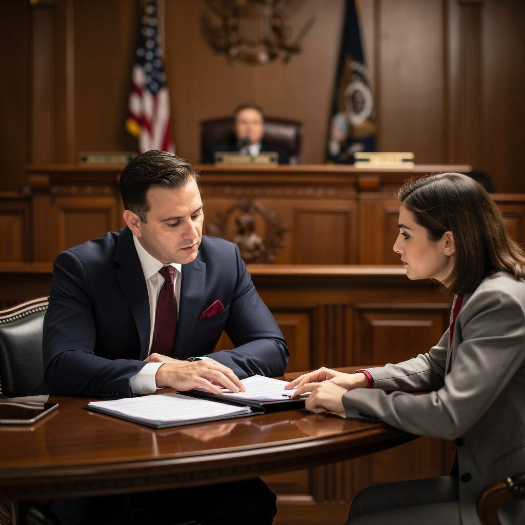 Verhandlung vor Gericht und Akteneinsicht